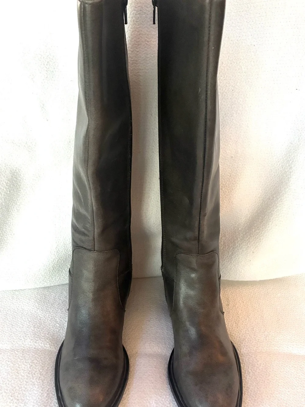 Born Women's Over-the-Knee Side-Zip Boots in Dark Gray